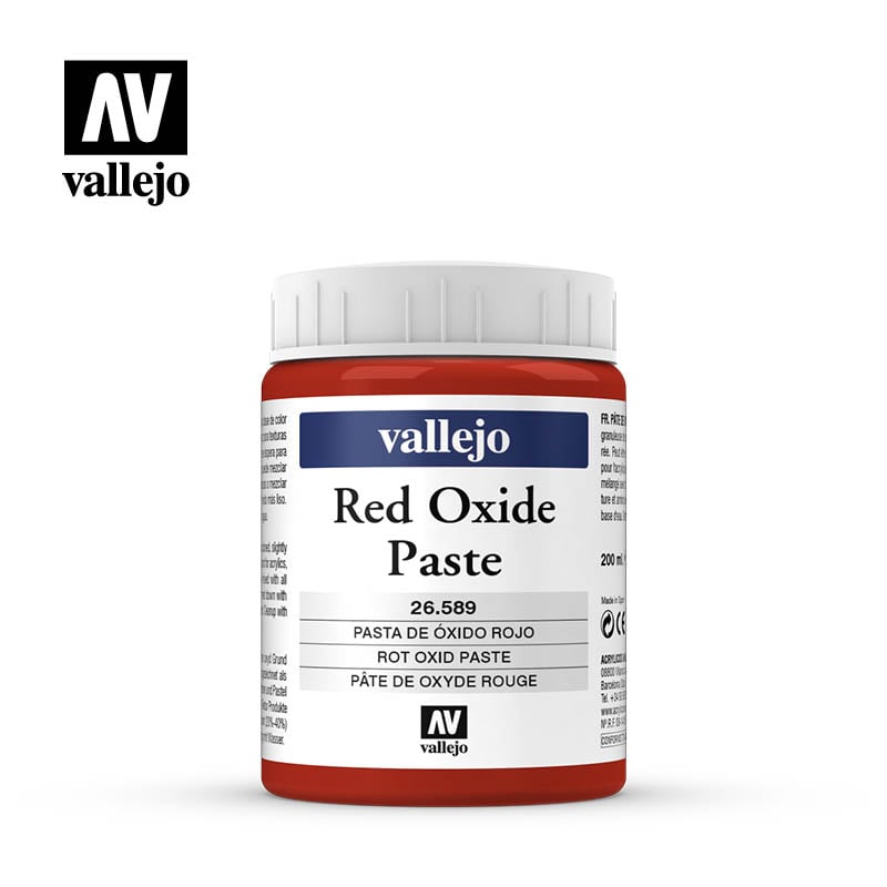 Vallejo RED OXIDE PASTE 200ml Hobby and Model Paint Supply #26589
