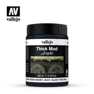 Vallejo Black Thick Mud Weathering Effects 200ml