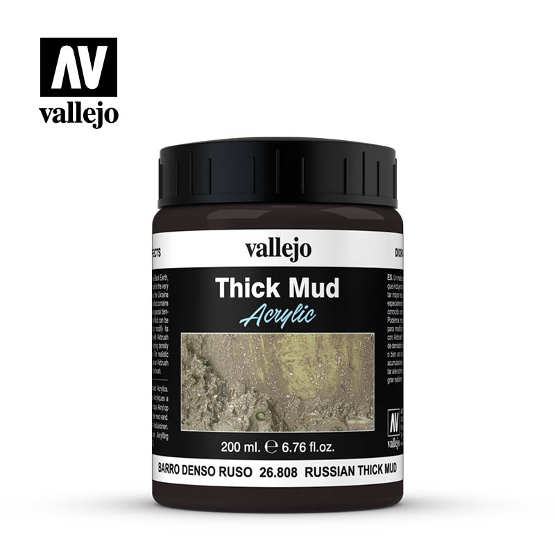 Vallejo Russian Thick Mud Weathering Effects 200ml Vallejo Russian Thick Mud Weathering Effects 200ml