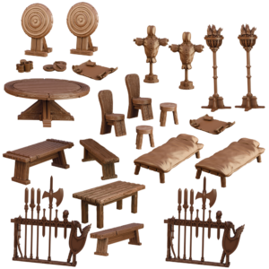 Fantasy Miniatures: Guard Barracks