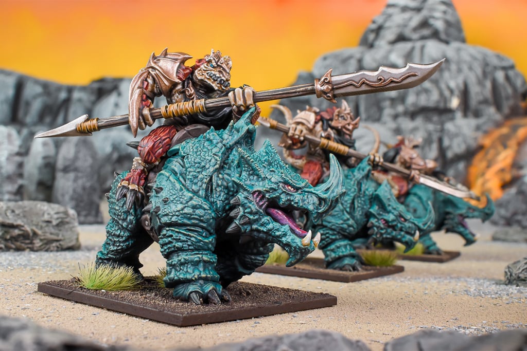 Salamander Rhinosaur Cavalry Colour Shot