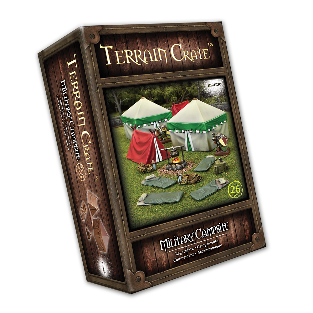 Fantasy Military Camp Miniatures box Fantasy Military Camp Miniatures box