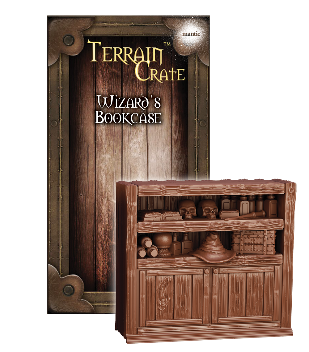 Mantic Games-Terrain Crate-Wizard 's Bibliothèque-Idéal pour d&d TABLE TOP RPG 