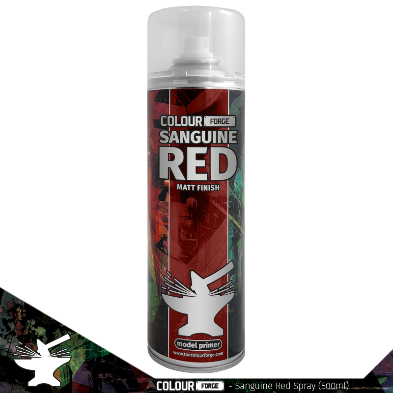 Colour Forge Sanguine Red Spray 500ml UK ONLY