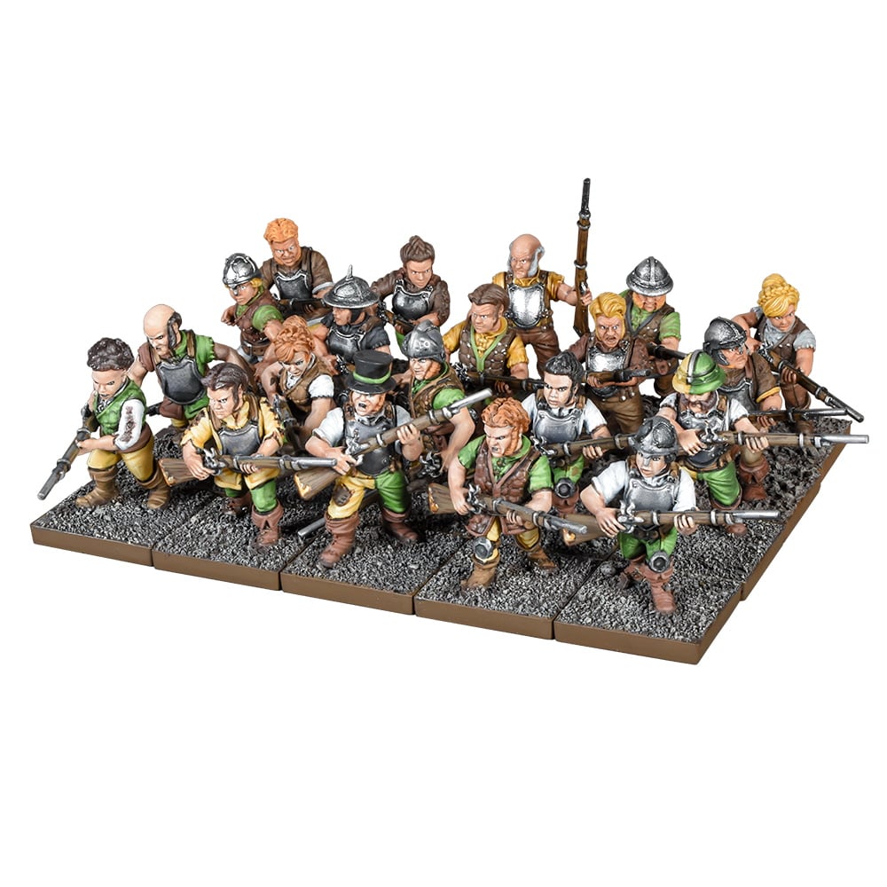 Halfling Infantry Regiment with Guns Halfling Infantry Regiment with Guns