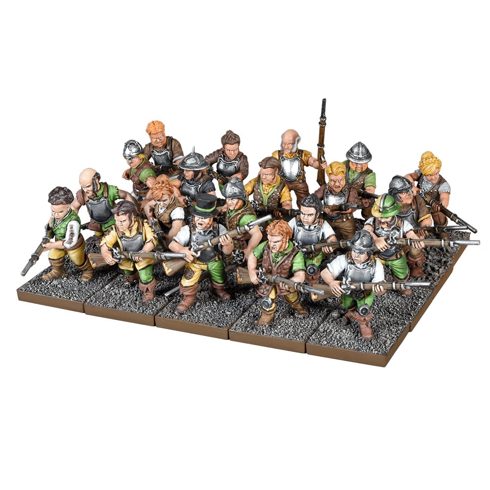 Halfling Infantry Regiment with Guns