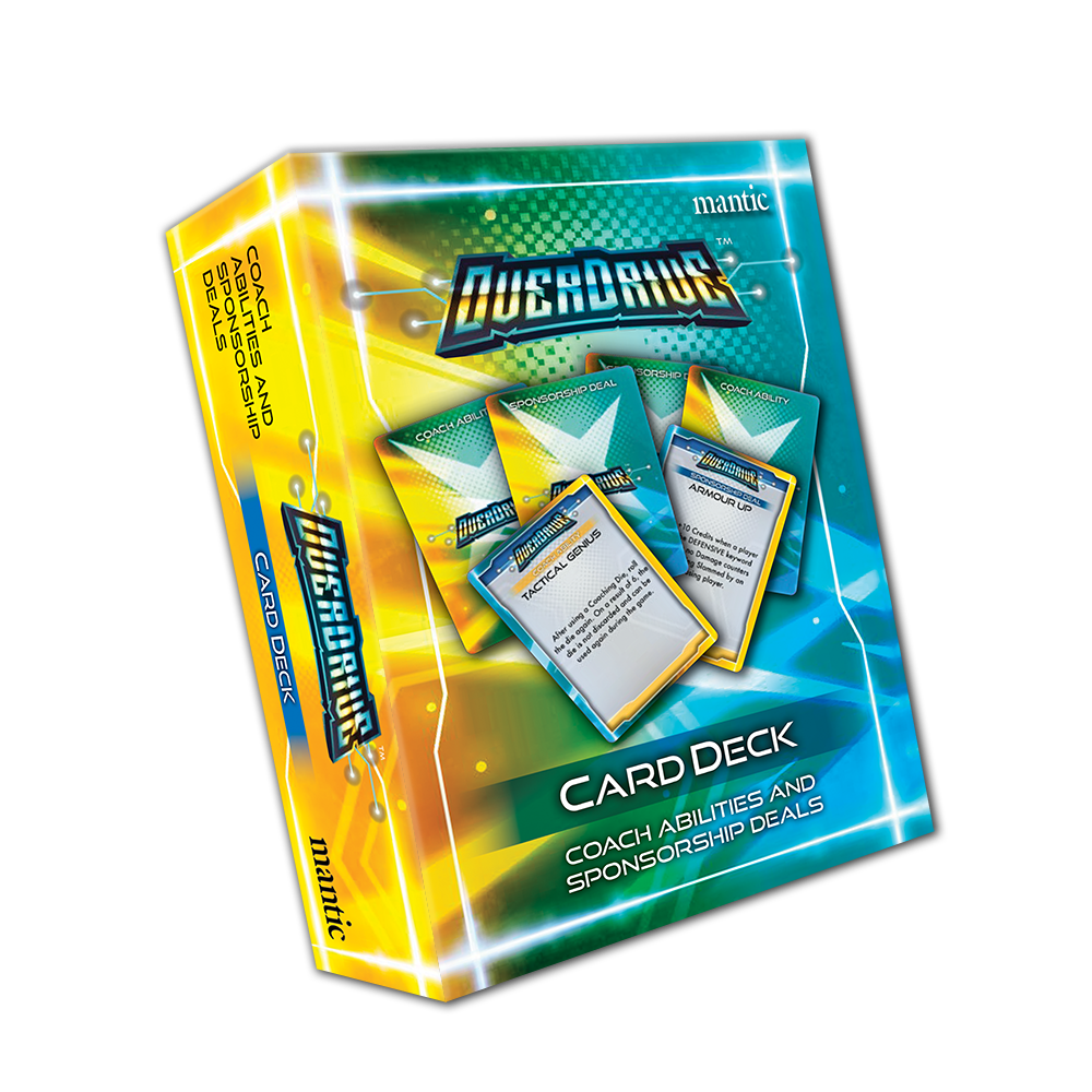 OverDrive Coach Abilities and Sponsorship Deals Card deck