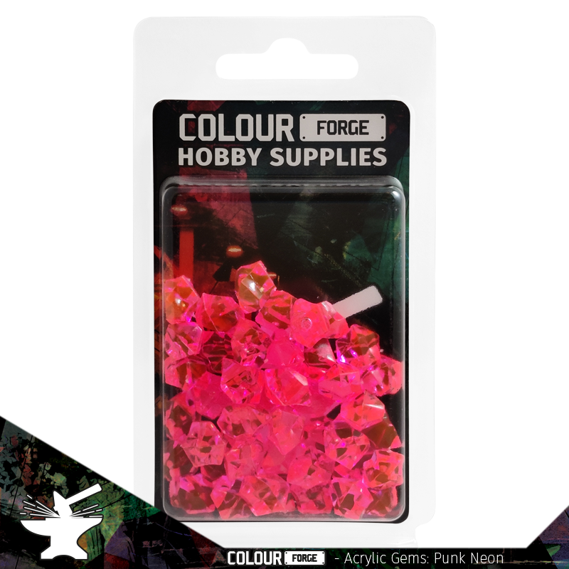 Colour Forge Acrylic Gems: Cyber-punk Neon