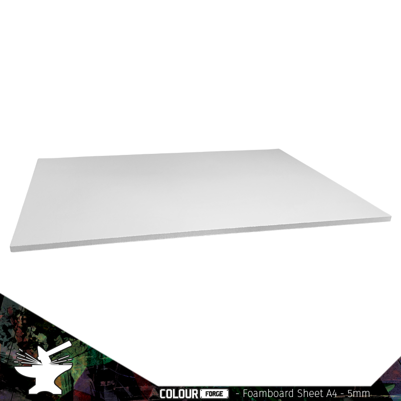 Colour Forge Foamboard Sheet A4 – 5mm Gallery Image 1