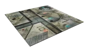 2ft x 2ft Deadzone Sector 2 Neoprene Battle Mat