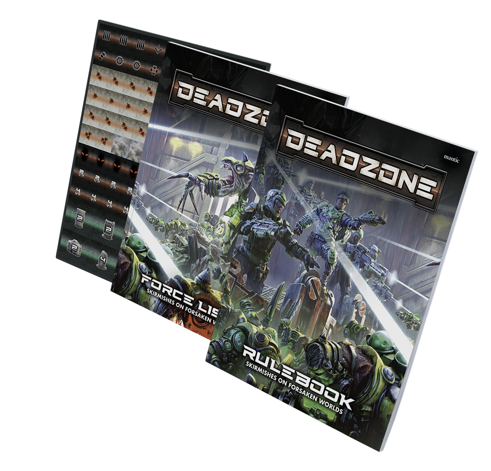 Deadzone 3rd Edition Rulebooks and Counter Set