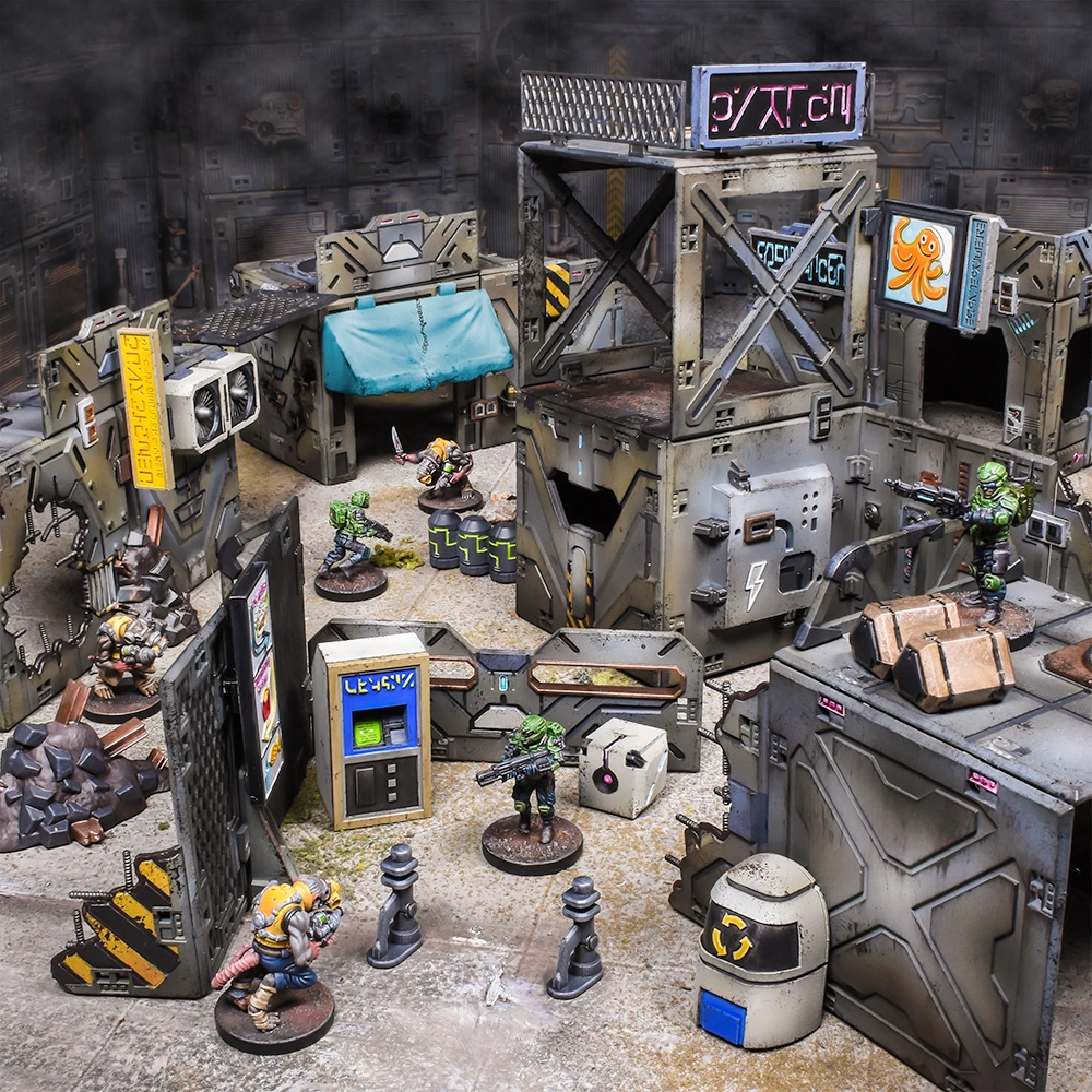 Terrain Crate Industrial Zone Mantic Entertainment Miniatures TC 