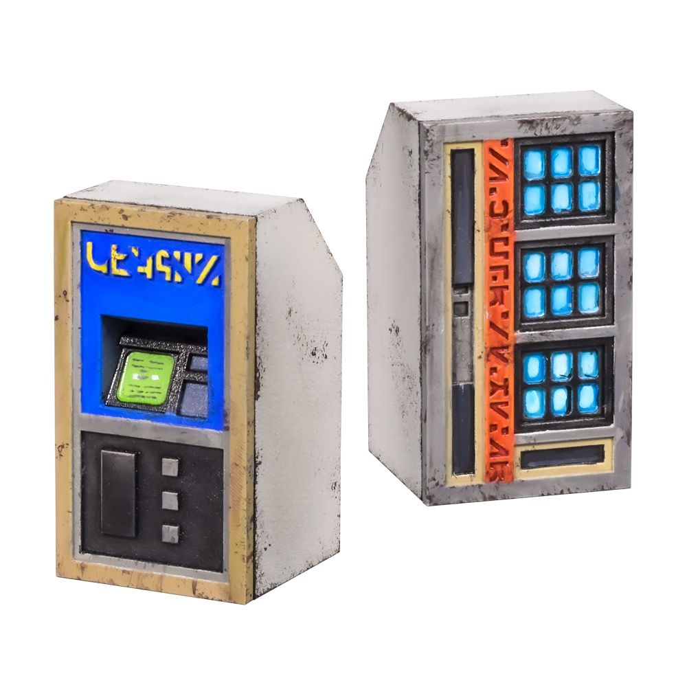 Street Accessories - ATM and Vending Machine