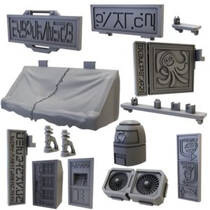 Sci-Fi Terrain: Street Accessories