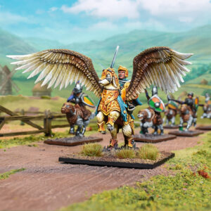 Halfling General on Winged Aralez (Muster Captain)