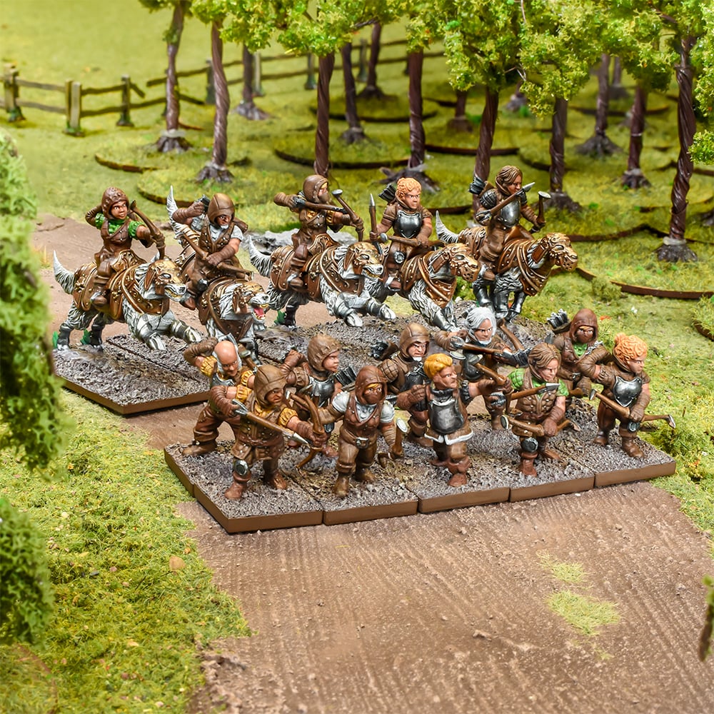 Halfling Poachers Battlegroup colour shot