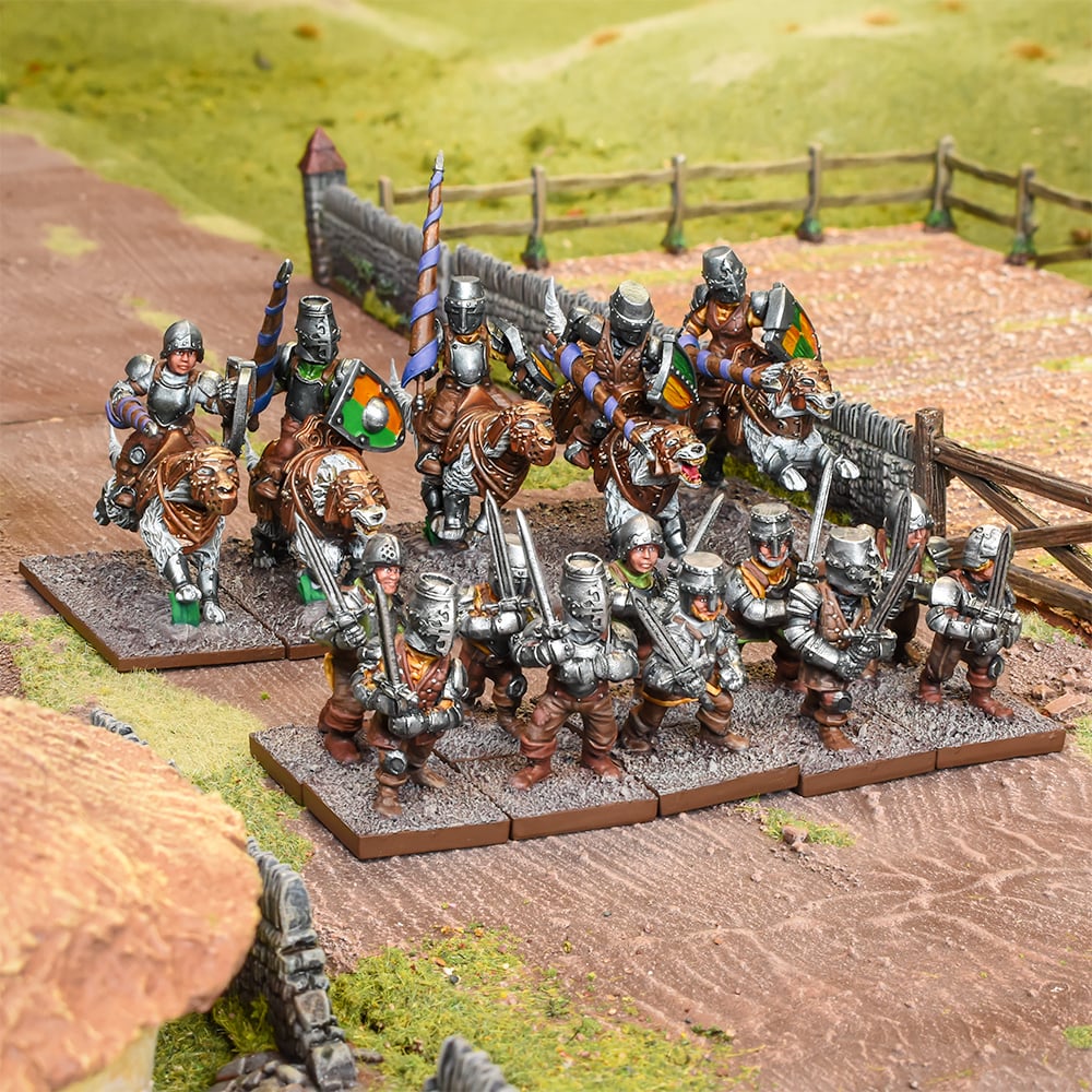 Halfling Stalwarts Battlegroup colour shot