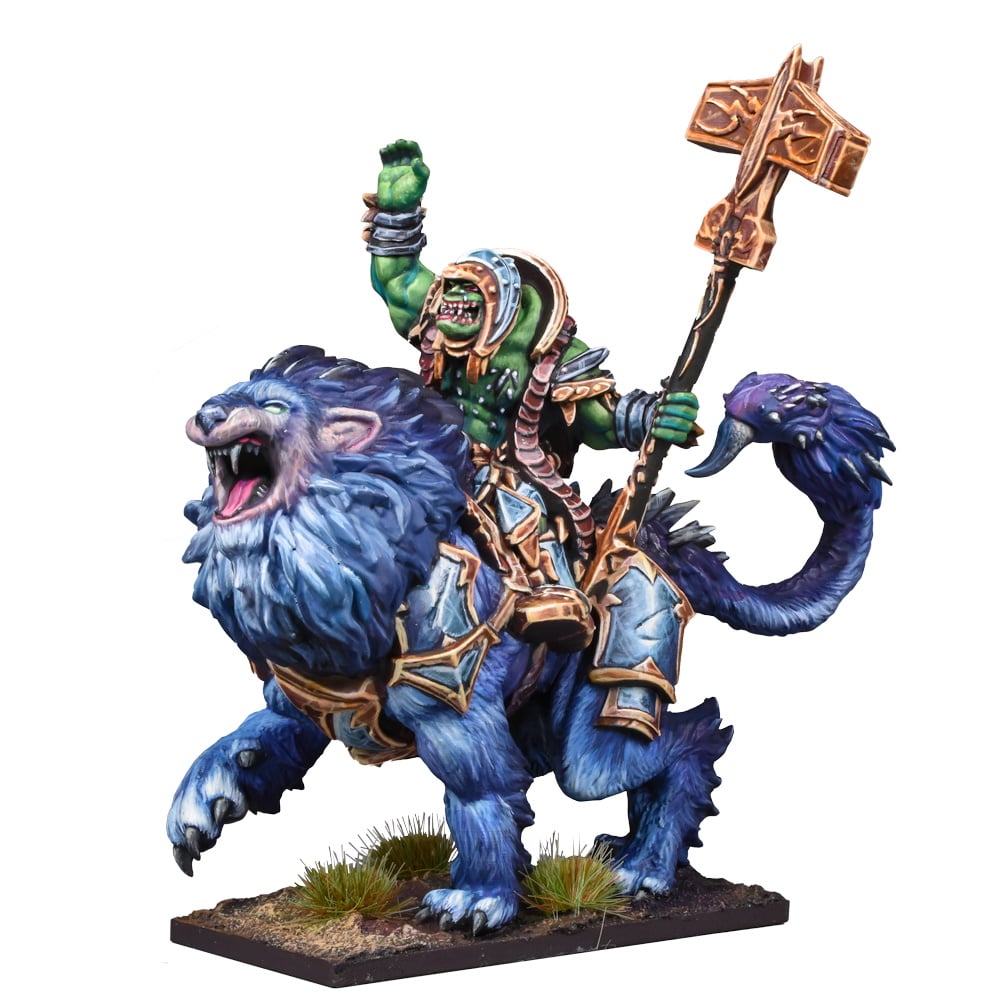 kow riftforged orc stormcaller on manticore isolated kow riftforged orc stormcaller on manticore isolated