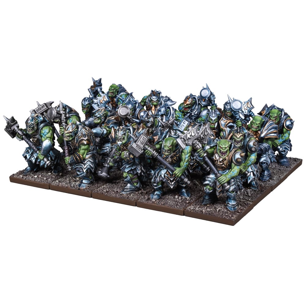 Riftforged Orcs Regiment with hammers - left