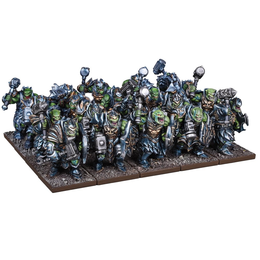 Riftforged Orcs Regiment with shields - right