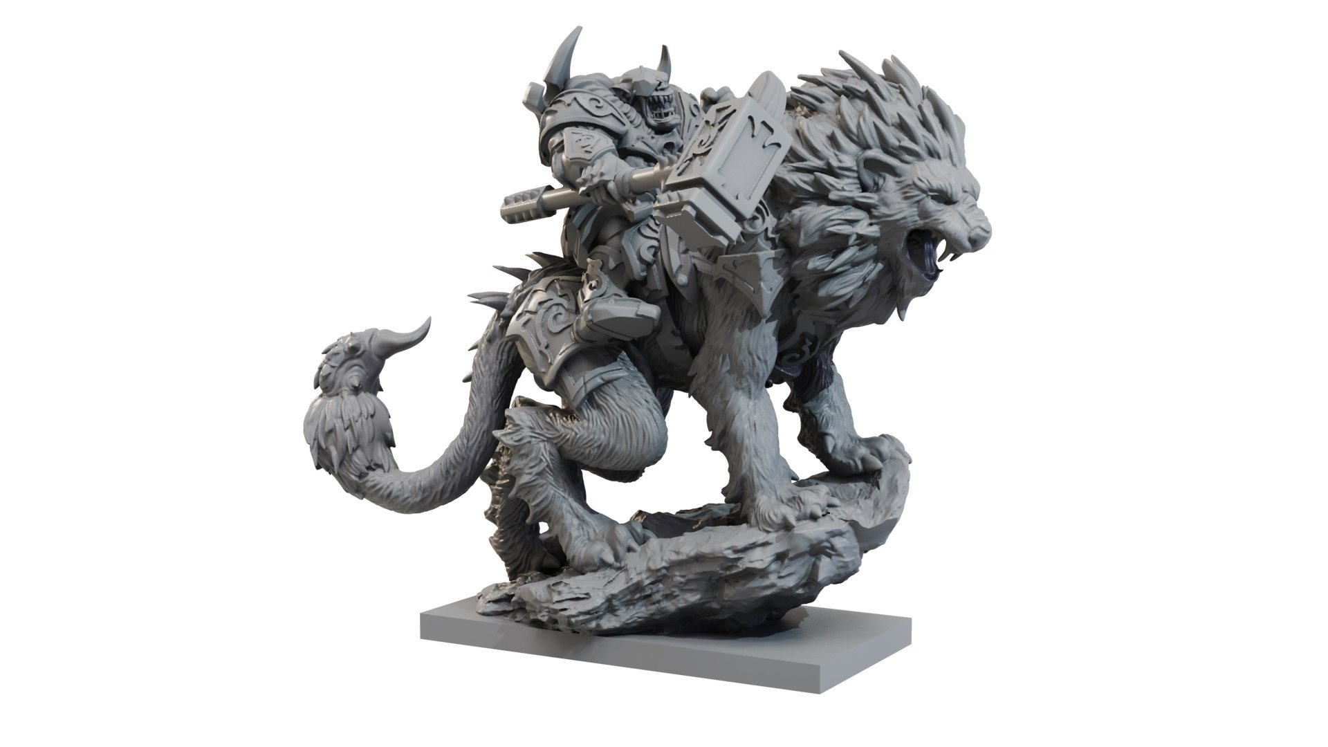 Stormbringer on Manticore Render Stormbringer on Manticore Render