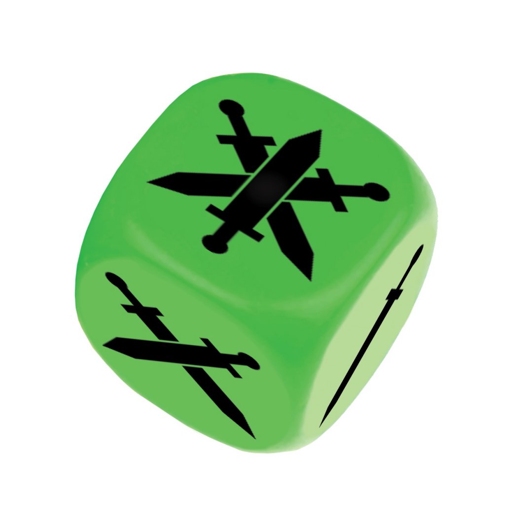 Firefight command dice - Green