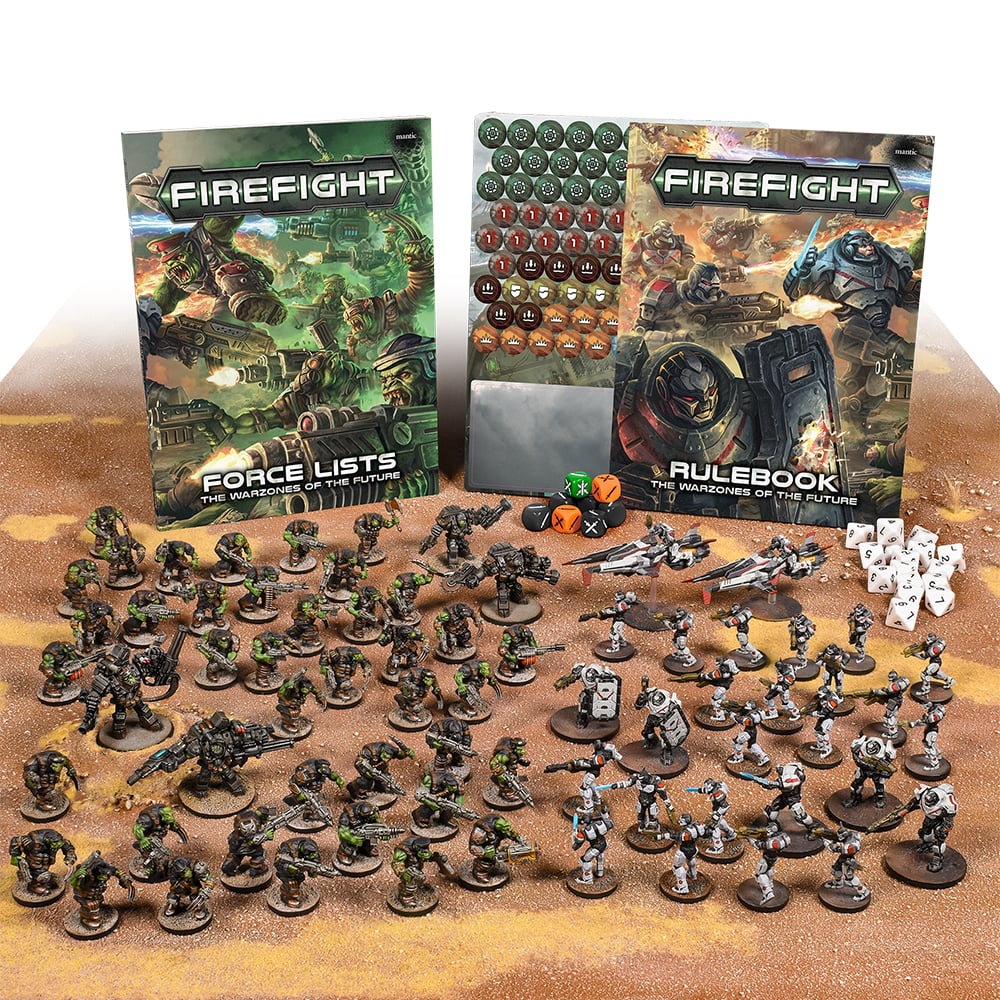 Firefight 2 player starter set contents