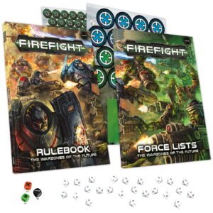 Firefight Veteran Bundle Contents including counters