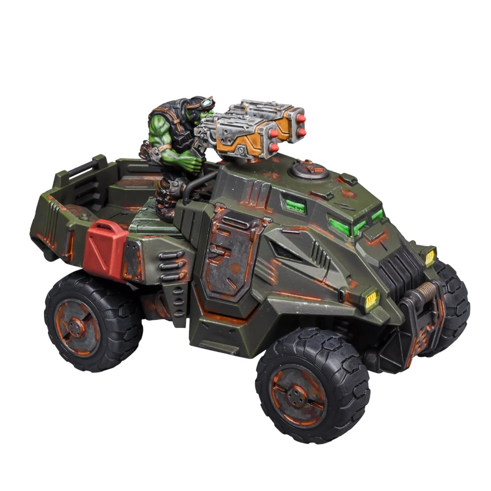 Marauder mule with missile launcher Marauder mule with missile launcher