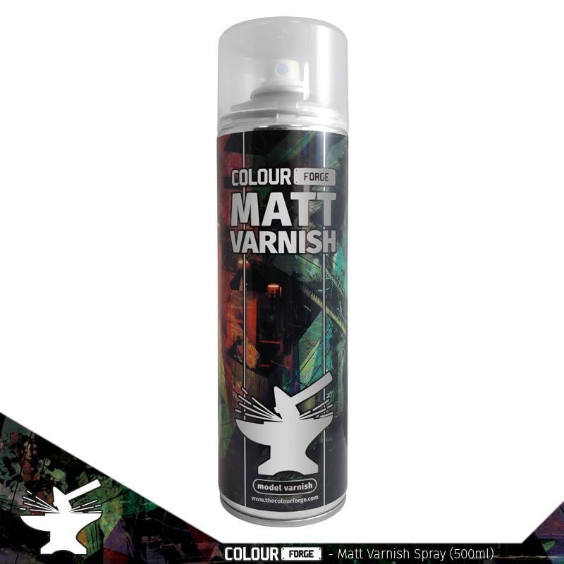 Colour Forge Matt Varnish Spray 500ml UK ONLY - Mantic Games