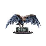 Plague murderbird perched