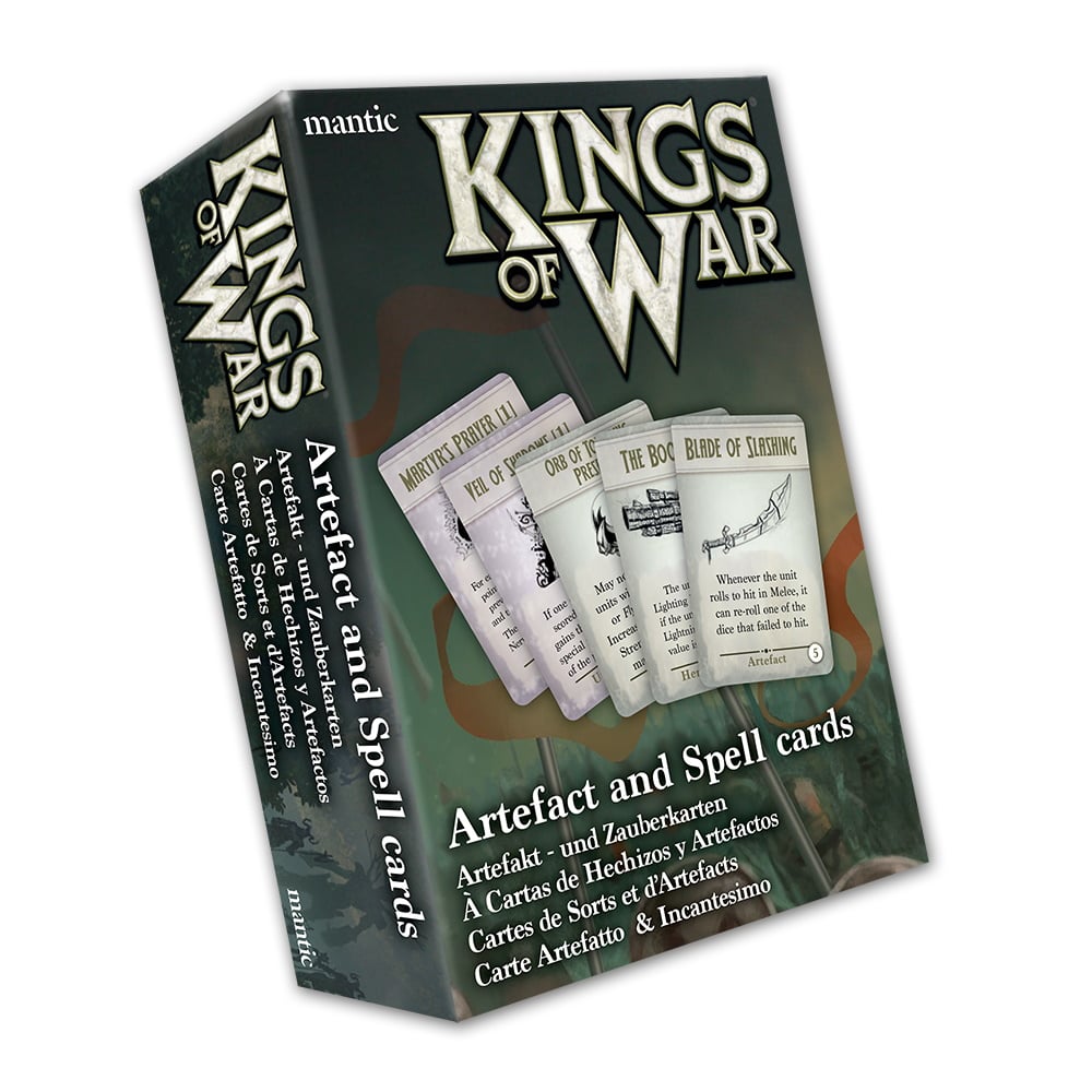 Kings of War 2022 Artefacts and Spells Deck