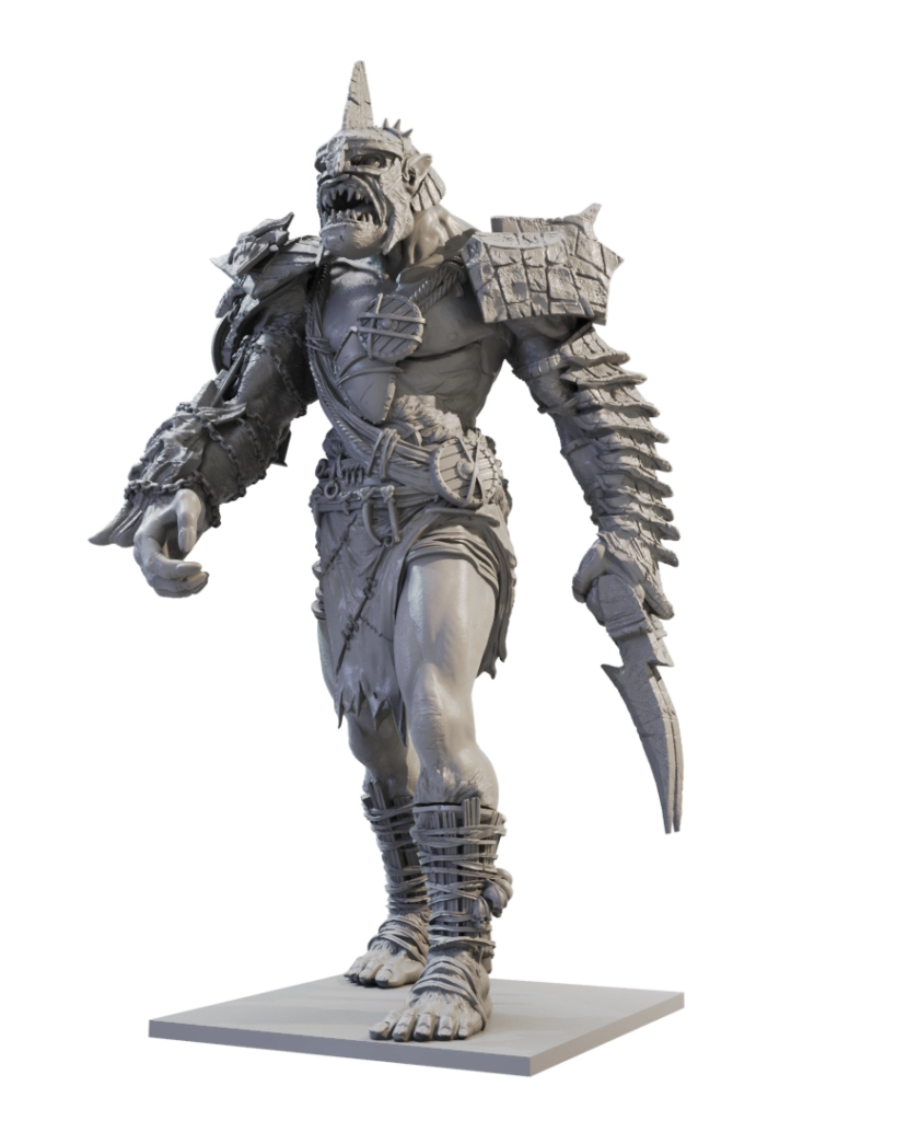 Riftforged Orcs Storm Giant Render Front