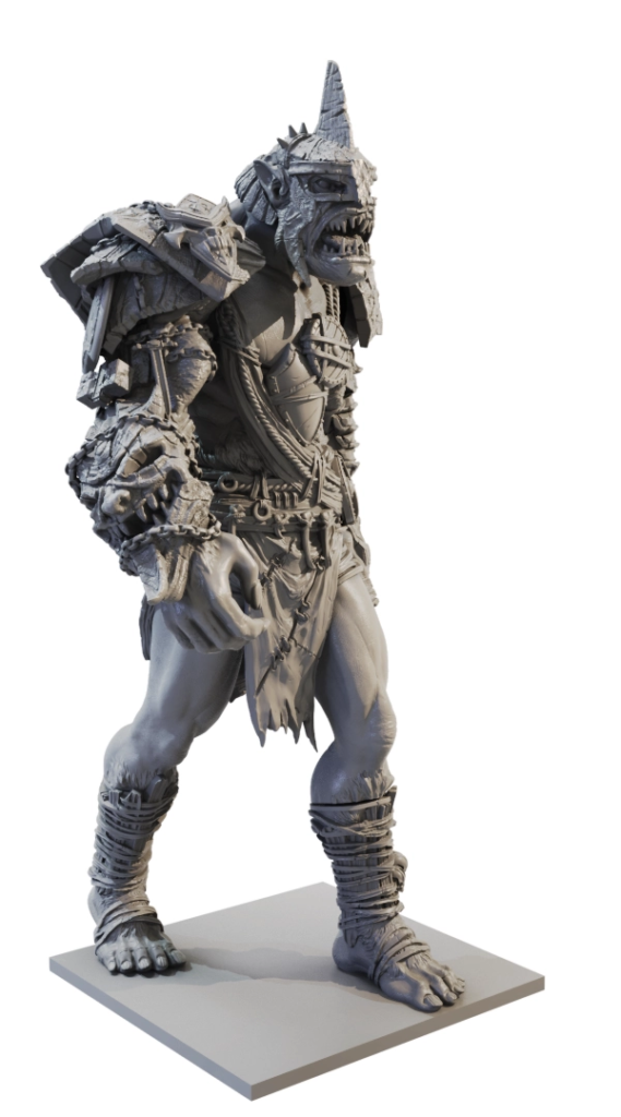 Riftforged Orcs Storm Giant Render Side Riftforged Orcs Storm Giant Render Side