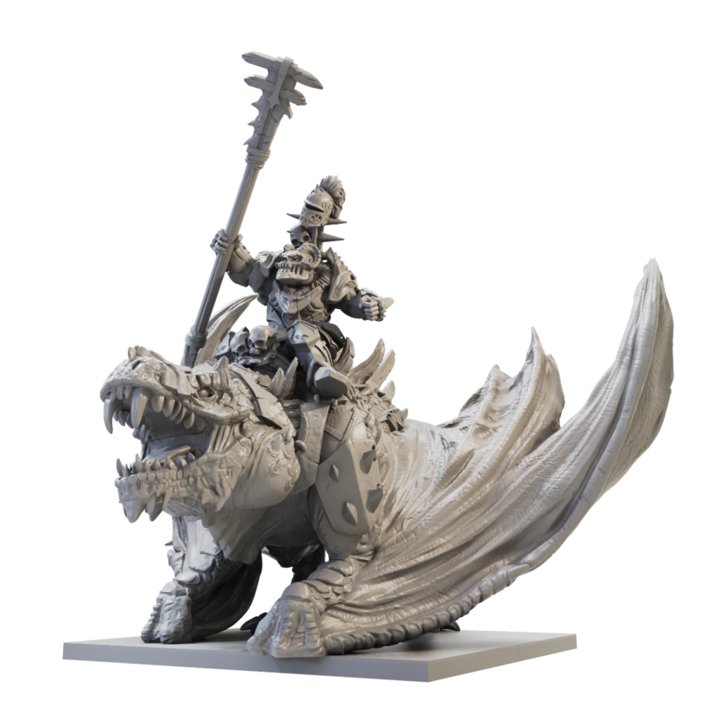Riftforged Orcs Stormbringer on Winged Slasher Render Riftforged Orcs Stormbringer on Winged Slasher Render