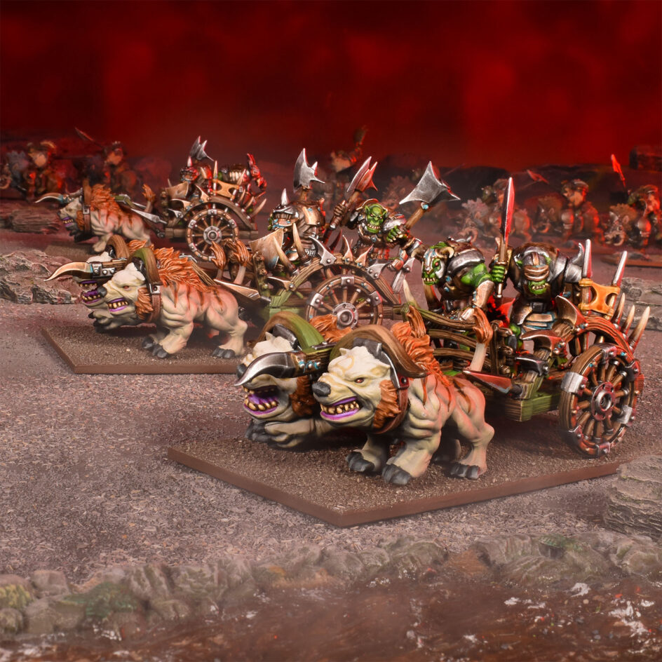 忌際　chariots Orc Chariots / Fight Wagons - Mantic Games