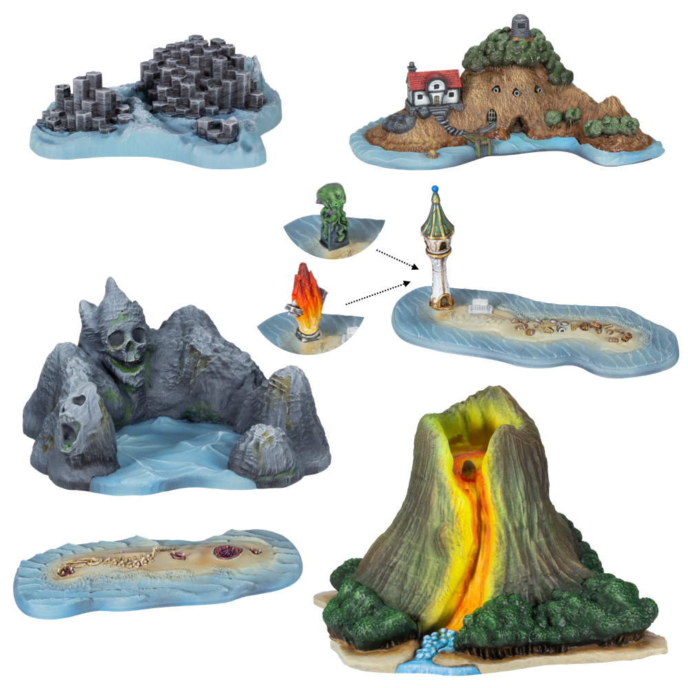 Seas of Dread, Terrain and Sea Monsters Bundle Gallery Image 2