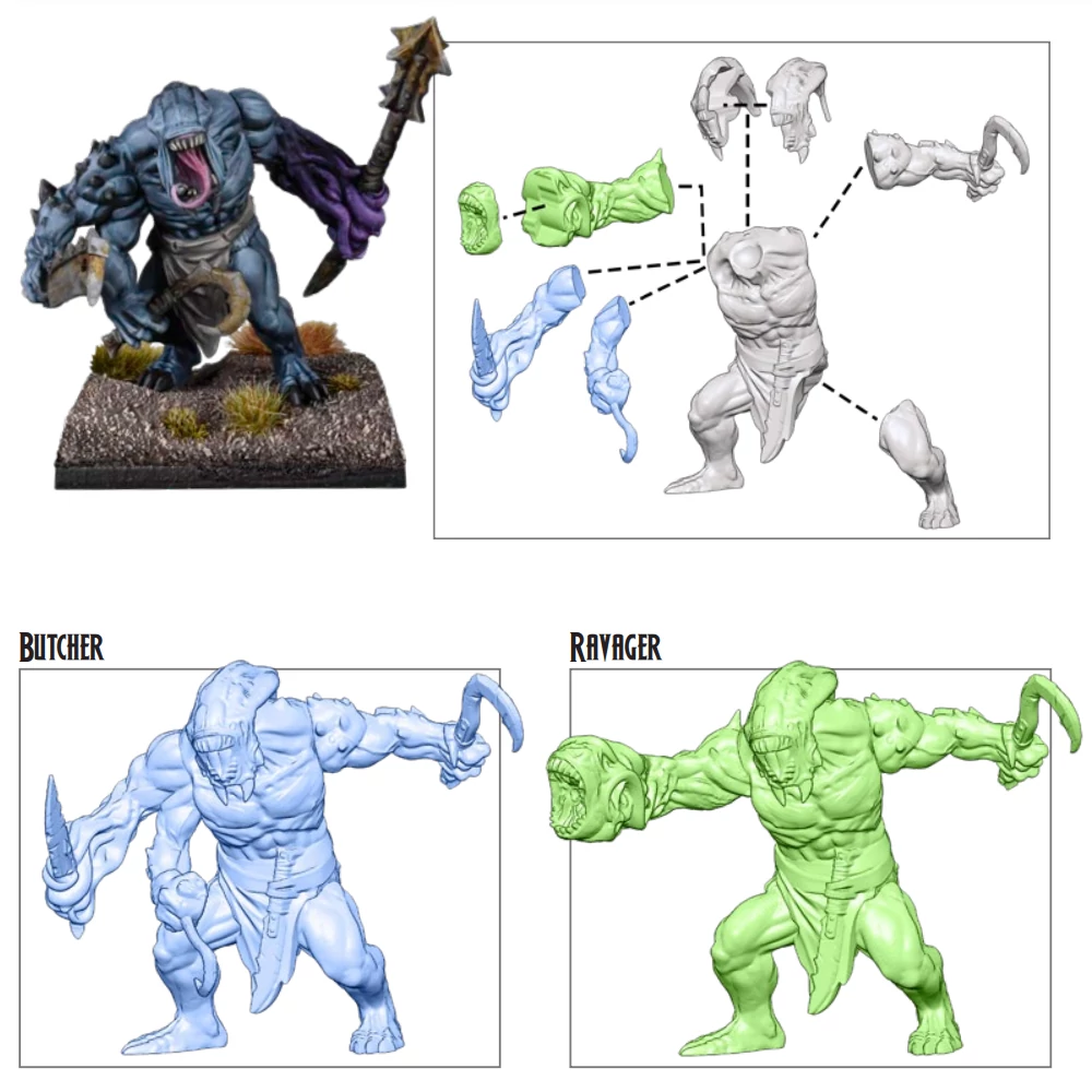 Nightstalker Butcher and Ravager Assembly Instructions