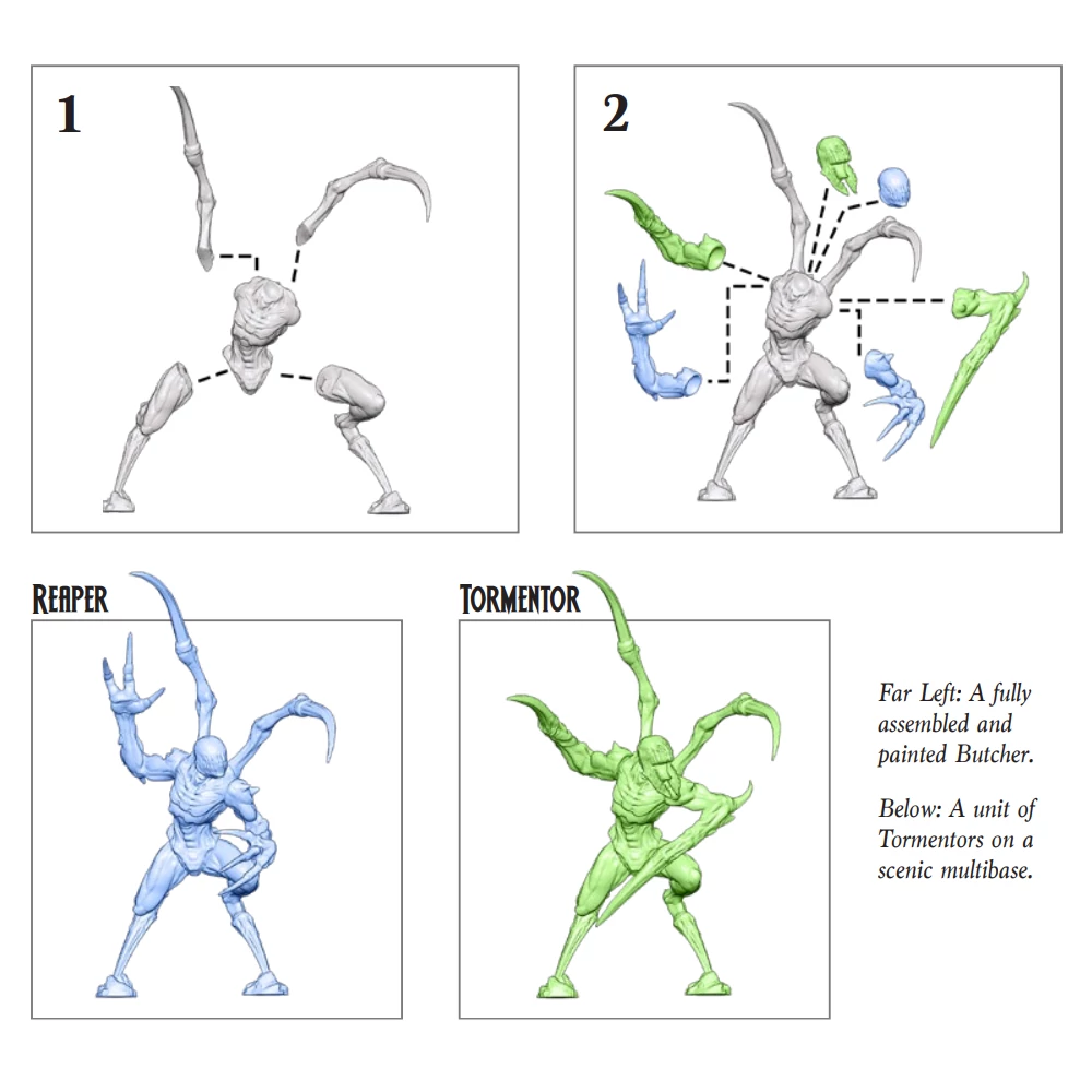 Nightstalker Reaper and Tormentor Assembly Instructions