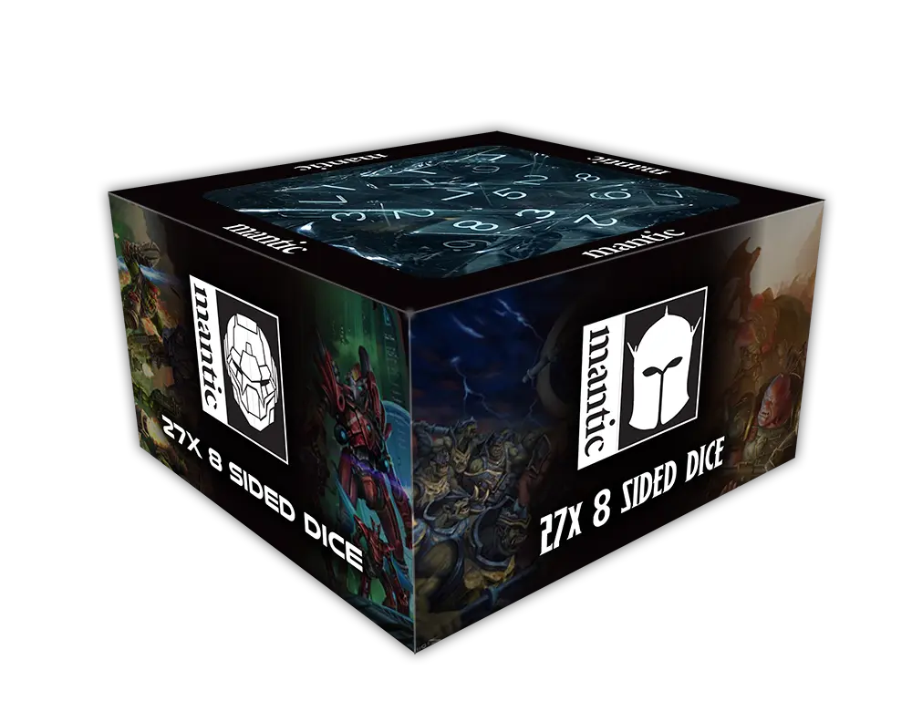 3-color d8 dice set 3-color d8 dice set