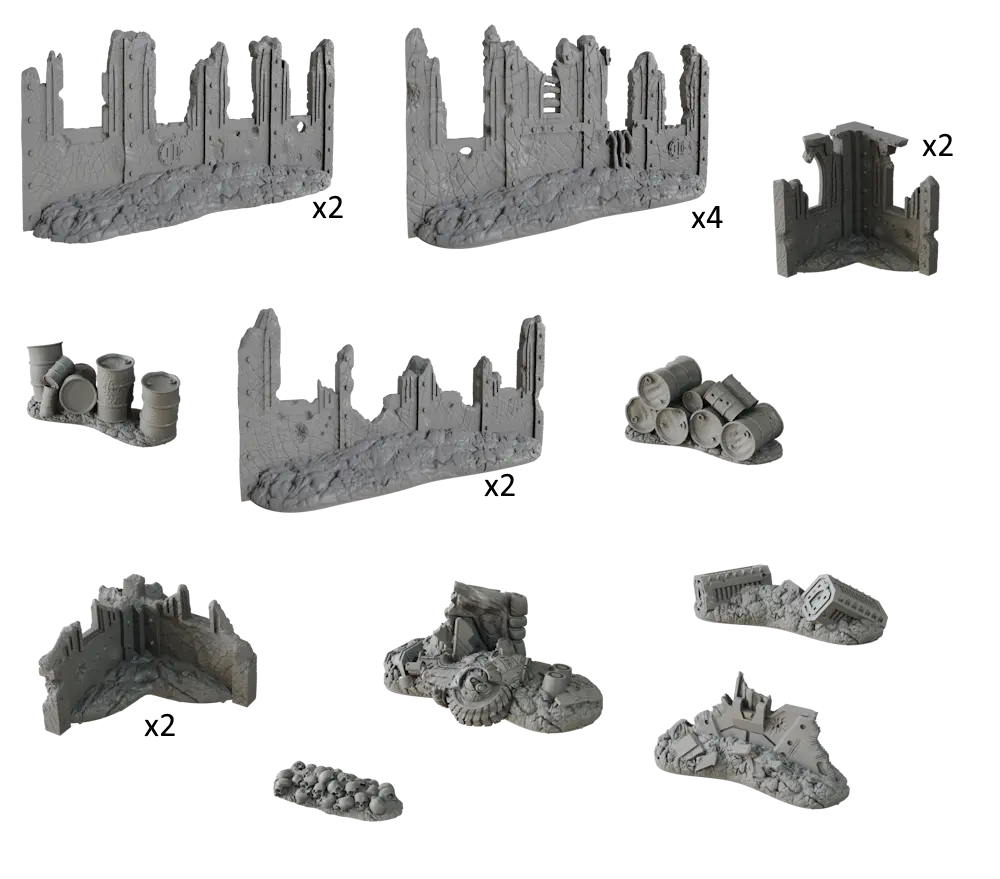 Sci-Fi Terrain: Gothic Ruins Gallery Image 1 Sci-Fi Terrain: Gothic Ruins Gallery Image 1