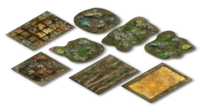 Fantasy Gaming – Neoprene Terrain Templates x8