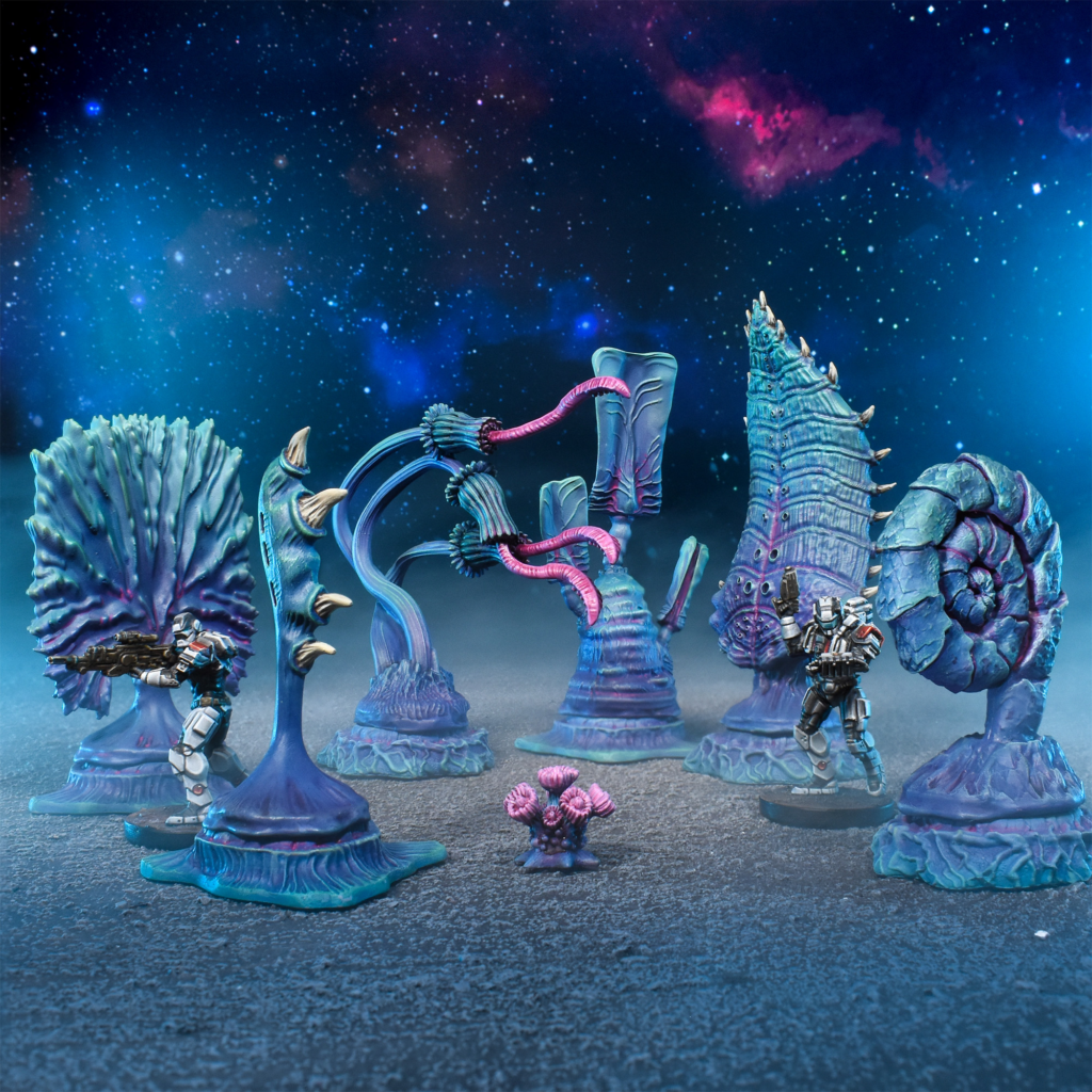 Sci-Fi Terrain: Alien Trees Sci-Fi Terrain: Alien Trees Colour Shot