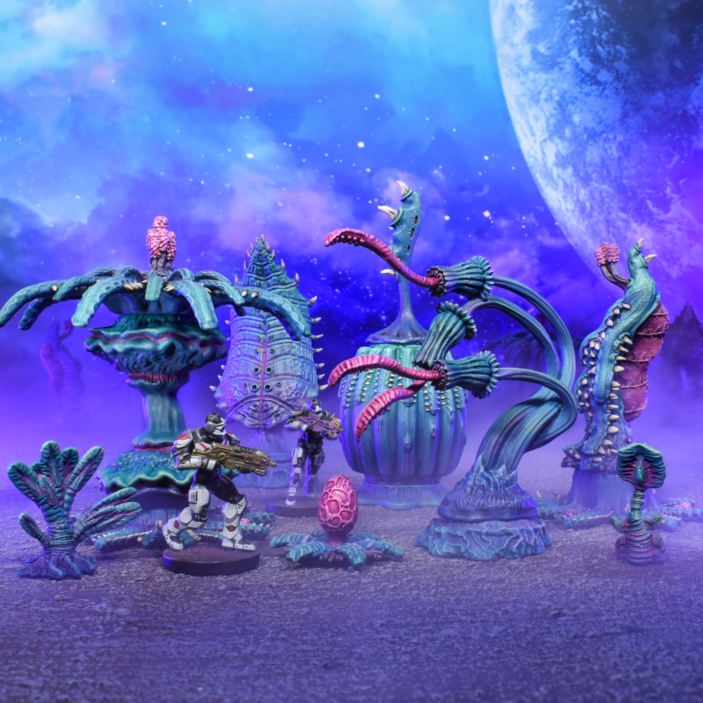 Sci-Fi Terrain: Alien Jungle Sci-Fi Terrain: Alien Jungle Colour Shot