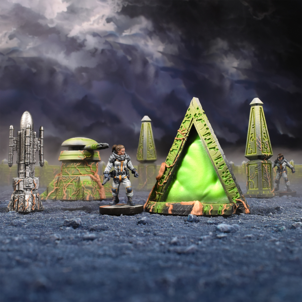Sci-Fi Terrain: Tomb World Terrain Sci-Fi Terrain: Tomb World Terrain Colour Shot