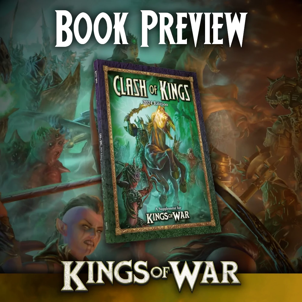 New Clash Of Kings Book & Twilight Kin For Kings Of War