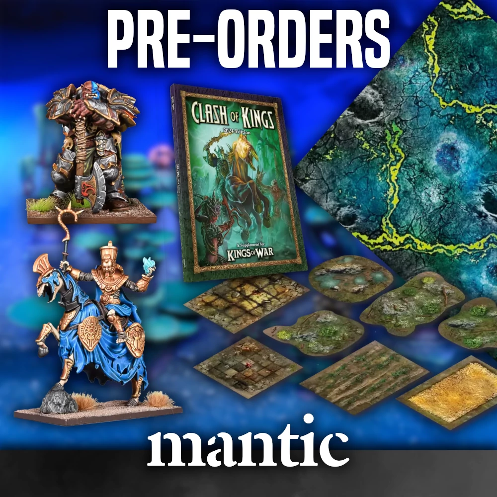 Pre-Orders: Clash Of Kings 2024, TerrainCrate and More - Mantic Games