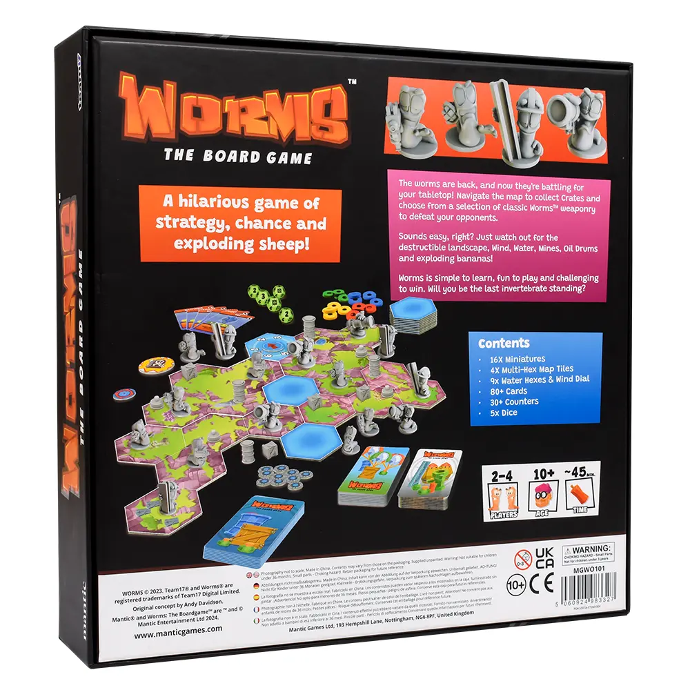 worms retail box rear worms retail box rear