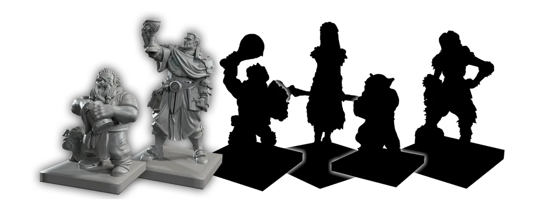 Barrom Brawl Advent Calendar Models