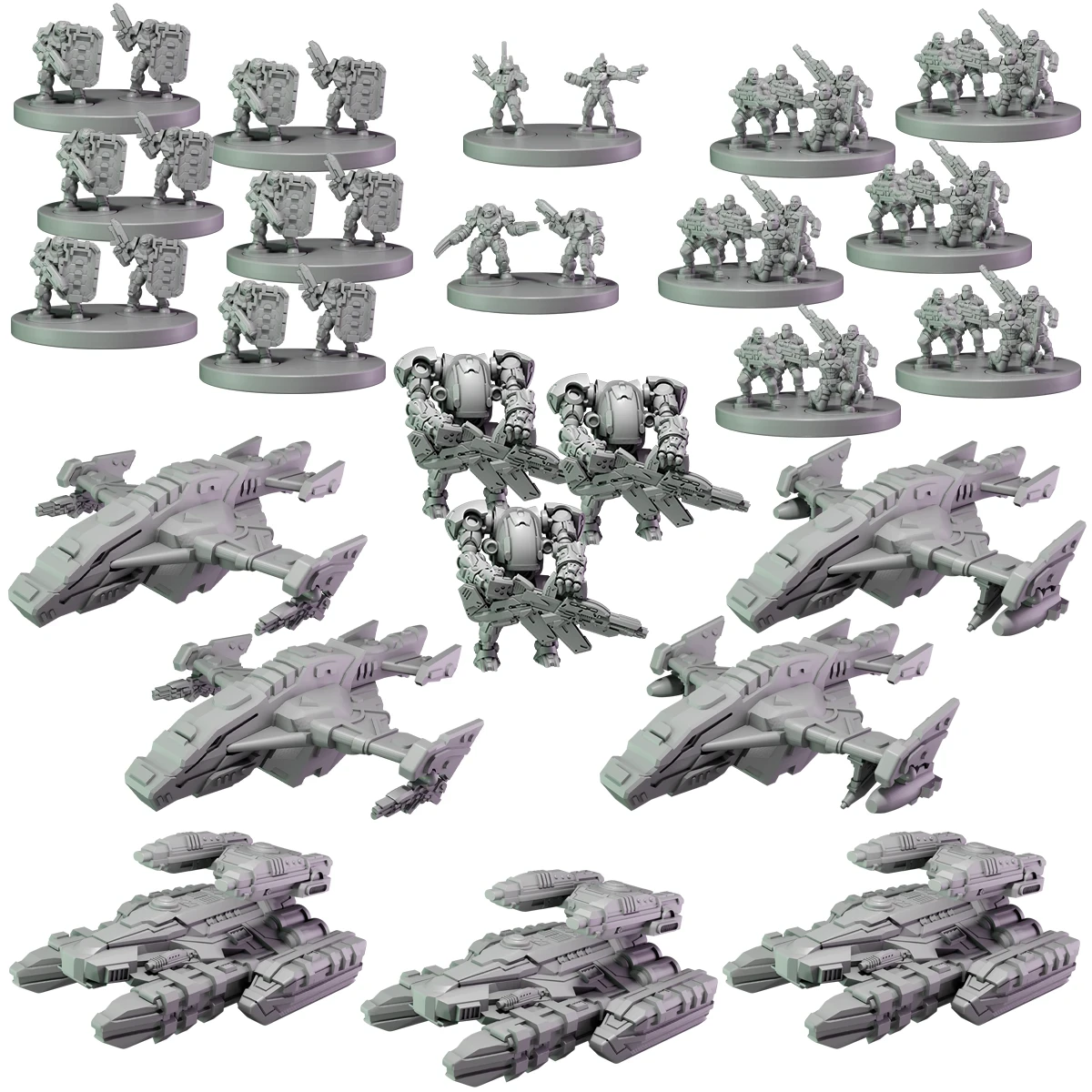 Warpath: Enforcer - Defender Team – Mantic Games, Scatola Miniature, MGWPE305